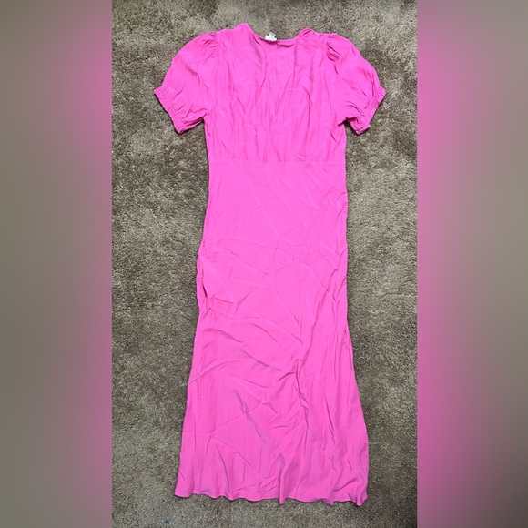 NWT A New Day Pink V-Neck Maxi Dress - Picture 3 of 4